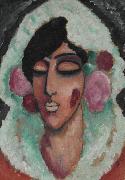 Spanierin mit geschlossenen Augen Alexej von Jawlensky